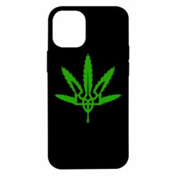Чохол для iPhone 12 mini Герб України Канабіс - PrintSalon