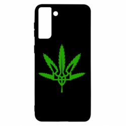 Чохол для Samsung S21+ Герб України Канабіс - PrintSalon
