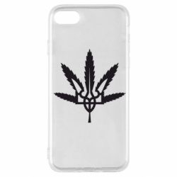 Чохол для iPhone SE 2022 Герб України Канабіс