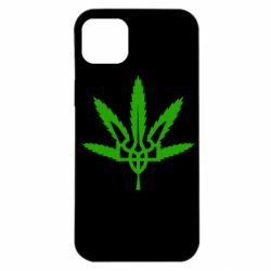 Чохол для iPhone 14 Plus Герб України Канабіс - PrintSalon