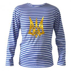 Тельняшка с длинным рукавом Герб Украины новый Голограмма - PrintSalon