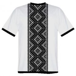 Чоловіча футболка 3D Герб України орнамент - PrintSalon