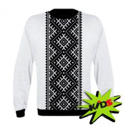 Дитячий 3D світшот Герб України орнамент - PrintSalon