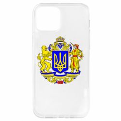Чохол для iPhone 12 Герб України повнокольоровий