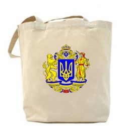 Эко-сумка Герб Украины полноцветный