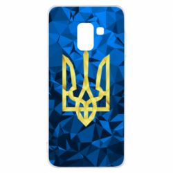 Чехол для Samsung A8 2018 Герб Украины Poly - PrintSalon
