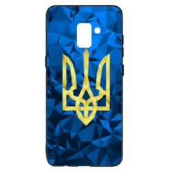 Чехол для Samsung A8+ 2018 Герб Украины Poly - PrintSalon