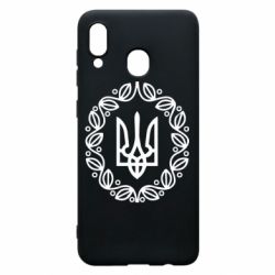 Чехол для Samsung A20 Герб Украины - PrintSalon