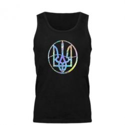 Майка чоловіча Герб у колі Голограма