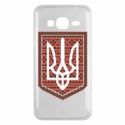 Чохол для Samsung J3 2016 Герб вишиванка - PrintSalon