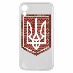 Чохол для iPhone XR Герб вишиванка
