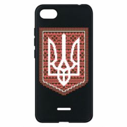 Чохол для Xiaomi Redmi 6A Герб вишиванка - PrintSalon