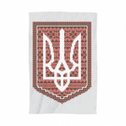 Рушник з принтом Герб вишиванка - PrintSalon