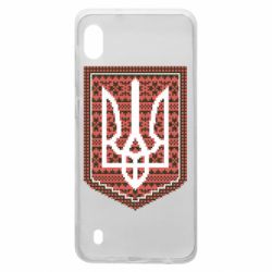 Чехол для Samsung A10 Герб вышиванка-PrintSalon Чехол для Samsung A10 Герб вышиванка