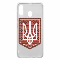 Чохол для Samsung A20 Герб вишиванка - PrintSalon