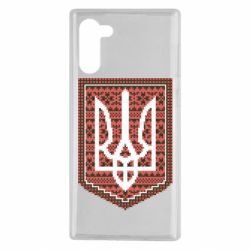 Чохол для Samsung Note 10 Герб вишиванка - PrintSalon