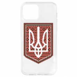 Чохол для iPhone 12 Pro Герб вишиванка - PrintSalon