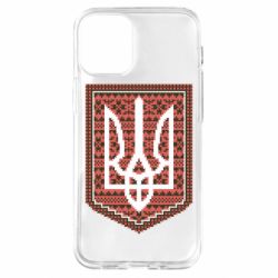 Чохол для iPhone 12 mini Герб вишиванка - PrintSalon