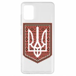 Чехол для Samsung A51 Герб вышиванка-PrintSalon Чехол для Samsung A51 Герб вышиванка
