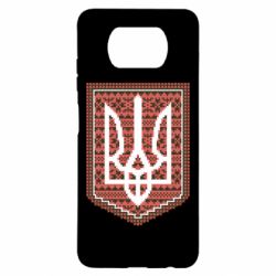 Чохол для Xiaomi Poco X3 Герб вишиванка - PrintSalon