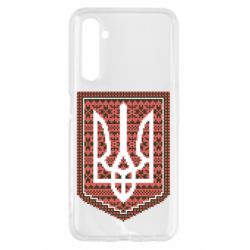 Чохол для Realme 6 Герб вишиванка - PrintSalon