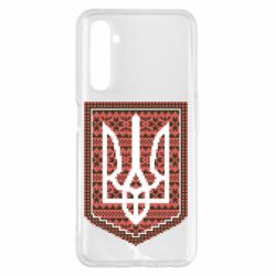 Чохол для Realme 6 Pro Герб вишиванка - PrintSalon