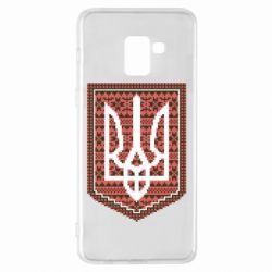 Чохол для Samsung A8+ 2018 Герб вишиванка - PrintSalon