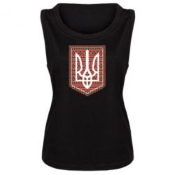 Майка жіноча Герб вишиванка - PrintSalon