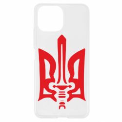 Чехол для Xiaomi Mi11 Lite Герб з мечем - PrintSalon