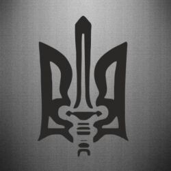 Наклейка Герб з мечем