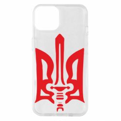 Чехол для iPhone 14 Герб з мечем - PrintSalon