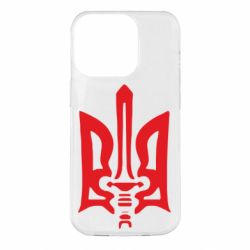 Чехол для iPhone 14 Pro Герб з мечем - PrintSalon