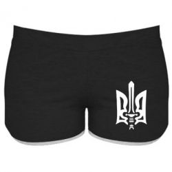 Женские шорты Герб з мечем - PrintSalon