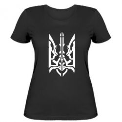 Жіноча футболка Герб з металевих частин - PrintSalon
