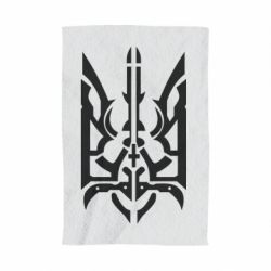 Рушник з принтом Герб з металевих частин - PrintSalon