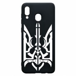 Чохол для Samsung A20 Герб з металевих частин - PrintSalon