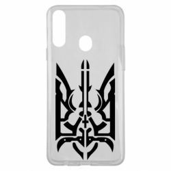 Чохол для Samsung A20s Герб з металевих частин - PrintSalon