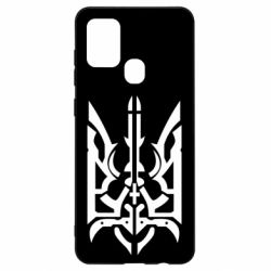 Чохол для Samsung A21s Герб з металевих частин - PrintSalon
