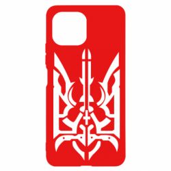 Чохол для Xiaomi Mi11 Lite Герб з металевих частин - PrintSalon