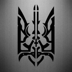 Наклейка Герб з металевих частин - PrintSalon