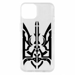 Чохол для iPhone 14 Герб з металевих частин - PrintSalon