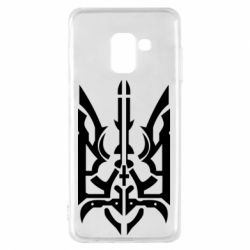 Чохол для Samsung A8 2018 Герб з металевих частин - PrintSalon