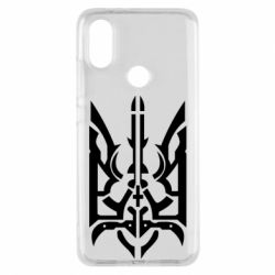 Чохол для Xiaomi Mi A2 Герб з металевих частин - PrintSalon
