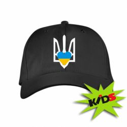 Детская кепка Герб з серцем - PrintSalon