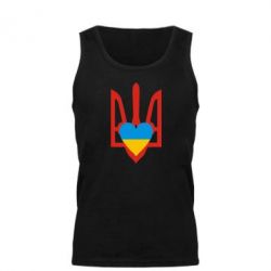Мужская майка Герб з серцем - PrintSalon