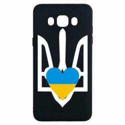 Чехол для Samsung J7 2016 Герб з серцем - PrintSalon