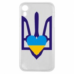 Чехол для iPhone XR Герб з серцем - PrintSalon