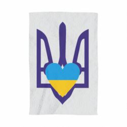 Полотенце с принтом Герб з серцем - PrintSalon