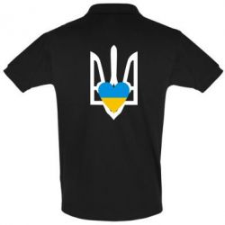 Мужское поло Герб з серцем - PrintSalon
