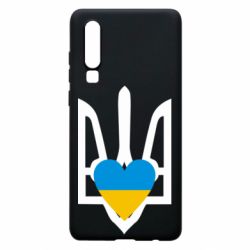 Чехол для Huawei P30 Герб з серцем - PrintSalon